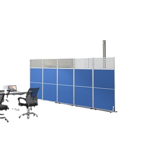 Partition temporaire portable pliante, Partition, pour le bureau, Center d'appels, séparateur de salle privée avec roulettes - Product Image 6