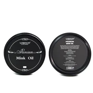 Marque privée 50ml 100ml baume pour <span class=keywords><strong>cuir</strong></span> crème d'entretien des chaussures en <span class=keywords><strong>cuir</strong></span> huile de vison cire d'après-shampoing pour <span class=keywords><strong>cuir</strong></span> - Product Image 1