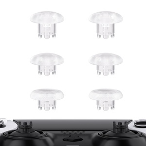 EXtremeRate Custom Clear Replacement Joystick Swappable Thumbsticks for PS5 <b>Edge</b> Controller - Product Image 1