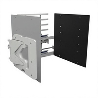 Pinces à cartons série G pour chariots élévateurs, pour la préhension rapide des marchandises, avec fixation à déconnexion rapide, portées d'ouverture personnalisées et contrôle de l'inclinaison
