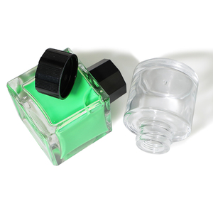 Inkwell-cristal de corte transparente, reproducción antigua, vidrio antiguo - Product Image 3