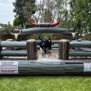 Toro Meccanico Gonfiabile per Giochi di Rodeo, Macchina da Gioco Meccanica Gonfiabile per Cavalcate di Toro, Vendita all'Ingrosso - Product Image 4