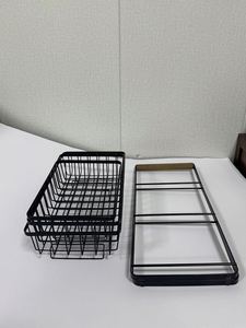 Afternoontime 1 2 3 Tiers Customized Color Metal Iron Classic Adjustable <b>Foldable</b> Vegetable Fruit <b>Baskets</b> Kitchen Counter PY - Product Image 4