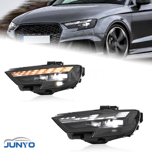 ไฟหน้ารถยนต์ระบบจูนิโอสำหรับ A3 ปี 2017-2020 เลนส์ LED ไฟวิ่งกลางวัน ให้ความสว่างสูง 8000 ลูเมน - Product Image 1