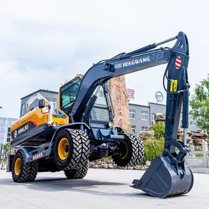 Spedizione gratuita CE movimento rapido tra i cantieri di fama mondiale motore da 4 a 15 ton Mobilbagger ruota escavatore per la vendita - Product Image 1