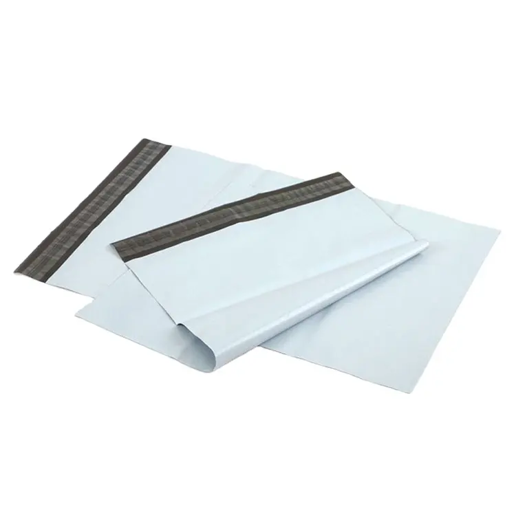 Colore bianco auto-adesivo poli mailer Bianco poly mailing postale busta sacchetti di Plastica sacchetti di Corriere Espresso