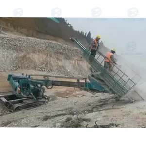 Máquina de perfuração de rocha para minas DTH de alta elevação de 10-25 alturas para projetos de ancoragem de fundações.