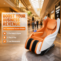 Fauteuil de massage X10 avec paiement par code QR et pièces de monnaie, système de gestion cloud, pour centre commercial, aéroport, salon VIP, fauteuil inclinable robotisé 4D