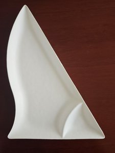 Assiettes à collation triangulaires jetables 100% biodégradables - Product Image 3