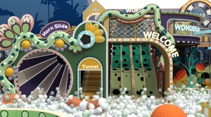 Équipement <span class=keywords><strong>de</strong></span> <span class=keywords><strong>parc</strong></span> <span class=keywords><strong>d</strong></span>'attractions intérieur pour enfants : combinaison toboggan et installations <span class=keywords><strong>d</strong></span>'escalade pour aire <span class=keywords><strong>de</strong></span> jeux, bureau <span class=keywords><strong>de</strong></span> vente compact et mezzanine - Product Image 3
