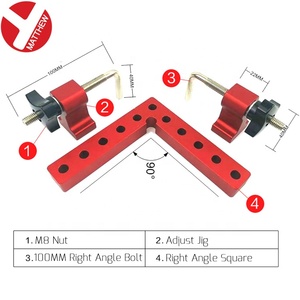 Outil de serrage d'angle carré pour menuisier, <span class=keywords><strong>90</strong></span> degrés, qualité DIY, personnalisé pour cadres photo, boîtes, armoires, tiroirs - Product Image 4