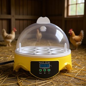 Incubateur électrique miniature D0100HE5FSA 112 œufs, retournement automatique des œufs, double alimentation, pour l'éclosion des poussins - Product Image 2