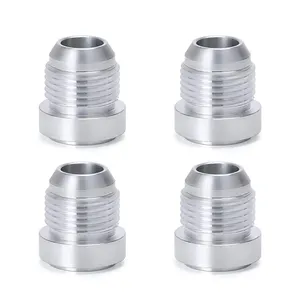 6AN 10AN AN10 AN6 Aluminum weld on AN bung fittings for air fuel oil water cooling system