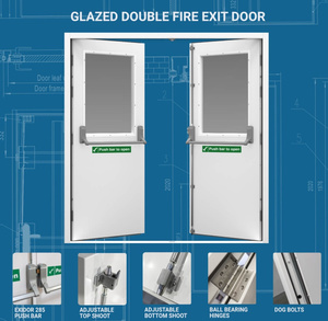 ประตูกันความร้อนสำหรับโรงเรียนไฟประตูสำหรับอาคารที่พักอาศัย - Product Image 1