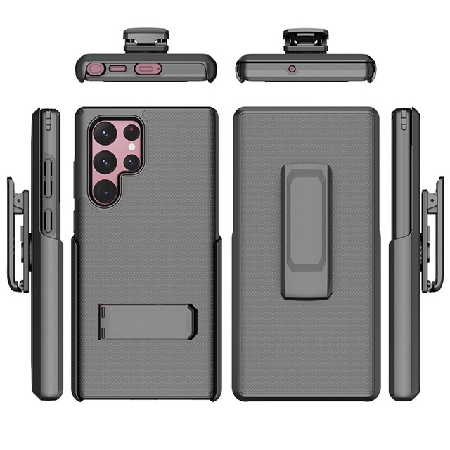 Hot Selling Customized Luxury Phone case  Wholesale Shockproof Tough Hybrid Combo Case for Samsung S22 Ultra