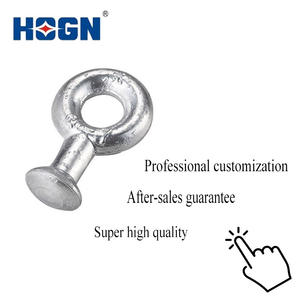 Connecteurs de raccordement électrique <span class=keywords><strong>HOGN</strong></span> Q/QP à œil de balle en acier, certifiés ISO, galvanisés à chaud, 600V 10A - Product Image 4