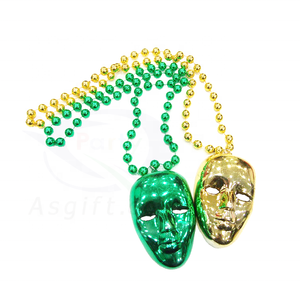 10MM 36 "Collar <span class=keywords><strong>de</strong></span> cuentas negras doradas con colgante <span class=keywords><strong>de</strong></span> <span class=keywords><strong>flor</strong></span> <span class=keywords><strong>de</strong></span> <span class=keywords><strong>lis</strong></span> brillante - Product Image 6