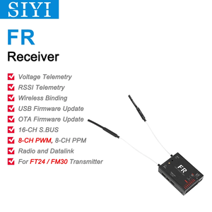 Siyi Mini 2.4G 30Km Không Dây Ràng Buộc opentx Fr Receiver <span class=keywords><strong>FM</strong></span> <span class=keywords><strong>Transmitter</strong></span> Dài Phạm Vi Datalink Từ Xa Đài Phát Thanh <span class=keywords><strong>RC</strong></span> Các Bộ Phận Accs - Product Image 3