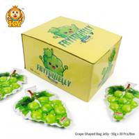 Snack Factory Produit phare : Pudding gélifié aux raisins aigres en grappe, en emballage