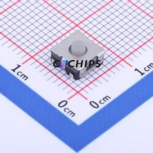GT-TC063B-H035-L10 Tactile Switch SMD-4P,6.2x6.2mm Switch Single Pole Single Throw Round Button 2.5N Vertical Mount - Product Image 1