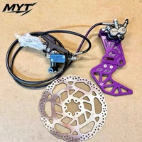 Kit complet de frein arrière anodisé CNC, rotor, étrier hydraulique, support de montage pour moto électrique Surron Light Bee X Ultra Bee