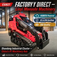 Mini-chargeuse compacte diesel 25 CV, certifiée CE EPA, pour la construction et la location