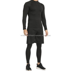 Camiseta Deportiva Unisex de Manga Larga con Estampado, Secado Rápido, Media Cremallera, Transpirable, Anti-UV, 100% Poliéster, para Fitness y Running - Product Image 6