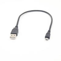 Cable Micro USB Negro de 0.5m, 5v 2a