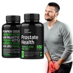 AURA Capsules pour la Santé de la Prostate des Hommes – Soutien Naturel Antioxydant à Base de Plantes pour la Vessie, les Voies Urinaires et le Bien-être Reproductif – 60 Gélules - Product Image 1