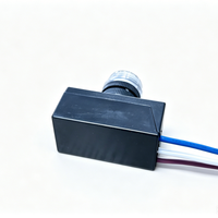 SanJin Interrupteur à capteur de lumière photocellule étanche IP44 10A 110-240VAC avec contrôle crépusculaire pour éclairage extérieur montable au plafond/mur