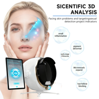 Analyseur de peau du visage 3D portable à intelligence artificielle, testeur facial, scanner, miroir magique pour le visage, appareil d'analyse de la peau, analyseur de peau