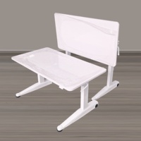 Bureau ergonomique en acier pneumatique pliable et réglable en hauteur pour la maison/le bureau avec un design moderne