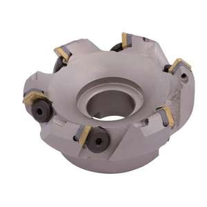 Fresa de cara Ttake TA4503 de 80 mm con 4 filos de corte de carburo para centro de mecanizado CNC, fresado ascendente - Product Image 1