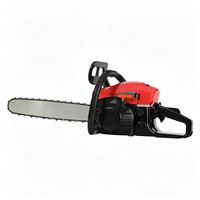 Tronçonneuse professionnelle à essence deux temps 58cc haute puissance, guide-chaîne de 20 pouces, capacité de coupe de 60 mm, compacte pour l'exploitation forestière