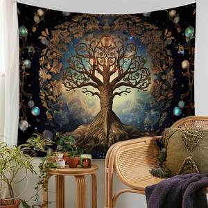 Tapiz Decorativo de Pared con Diseño de Mandala en Tela de Poliéster Personalizado, Tapiz Decorativo para el Hogar y la Habitación - Product Image 3