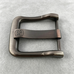 Hebilla de Cinturón de Metal Personalizada de Primera Calidad, Hebilla de Acero Inoxidable con Acabado Negro Mate para Hombres, Cinturones Casuales para Jeans y Accesorios de Vestir Diarios - Product Image 4