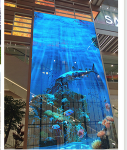 Pantalla LED Transparente Estándar P8 para Exhibición en Atrios de Centros Comerciales - Product Image 2