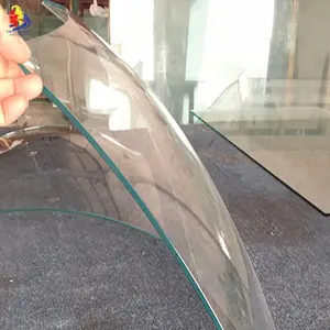 透明钢化不规则曲面玻璃