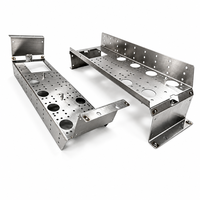 Fabricant OEM de plateaux de châssis en tôle de précision sur mesure, en acier inoxydable et aluminium, avec découpe laser, poinçonnage et soudage