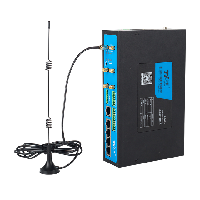 Industrial Gateway for Solar Power Outdoor 4G 5G IP30 Metal Housing with Rich IO Ports Factory Direct MQTT Protocol