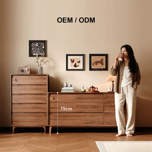 Cómoda de Alta Capacidad con 6 Cajones, Estilo Moderno Rústico, Mueble de Almacenamiento para Dormitorio con Rieles Metálicos Suaves y Certificación CE - Product Image 5