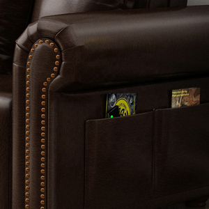 Dernier modèle de mobilier de chambre à coucher au prix de gros Canapé-lit escamotable moderne en similicuir confortable et personnalisé avec accoudoir pour la maison - Product Image 4