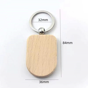 Chất lượng cao Cao Cấp Móc khóa bằng gỗ tùy chỉnh khắc laser cá nhân cho khách sạn quà lưu niệm đám cưới các cặp vợ chồng sinh thái thân thiện - Product Image 3