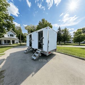 Remorque WC Mobile VIP 2 Postes, Portable, Double Porte, Écologique, Durable, pour Appartement, Camping, Caravane - Product Image 6