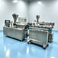 Nouvelle ligne de production de snacks extrudés à double vis : machine à aliments soufflés, remplissage de maïs soufflé, nuggets extrudés