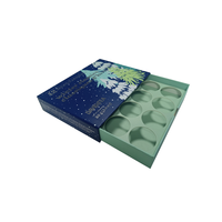 Boîte de couleur haut de gamme avec laminage mat, matériaux recyclés, emballage pour sucre, boîte cadeau pour thé