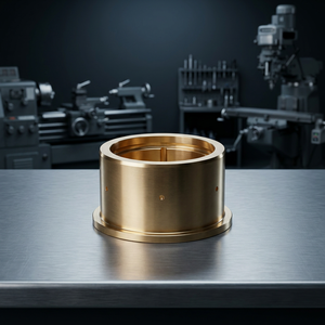 Buje de latón resistente a la corrosión con ranuras internas para aceite, autolubricante de alta resistencia, piezas de ingeniería mecánica de 50 mm - Product Image 2