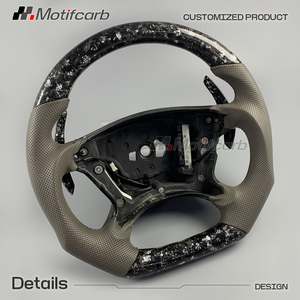 Volant en fibre de carbone forgé sur mesure pour Mercedes-Benz Classe E et G W463 W211 E350 E550 G55 E63 AMG CLK350 SL55 2005-2009 - Product Image 3