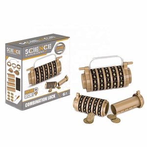 Rompecabezas de bloqueo de combinación <span class=keywords><strong>Da</strong></span> <span class=keywords><strong>Vinci</strong></span> clásico ingenioso con mecanismo Vintage para niños adultos juegos de rompecabezas regalos educativos - Product Image 1