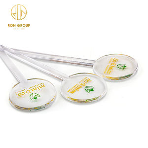 Cuchara de <span class=keywords><strong>Bar</strong></span> de Grado Alimenticio, Agitador de Cócteles, Palillo Mezclador de Silicona Biodegradable Personalizado para Beber Cócteles, Té y Café - Product Image 6
